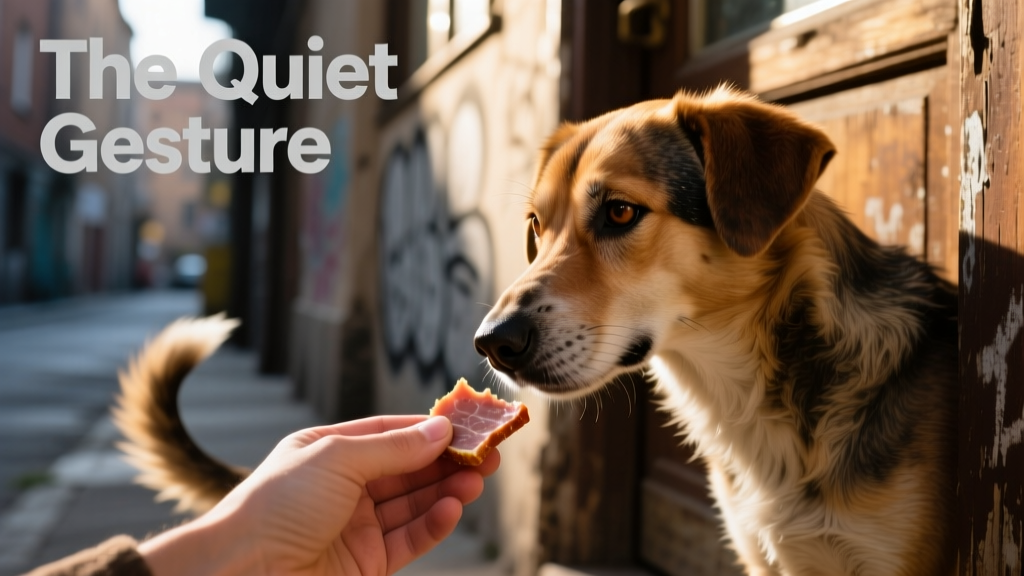 The Secret to Calming a Stray Dog? Lunchmeat