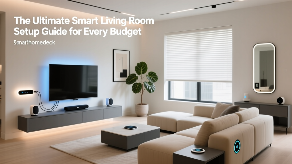 The Ultimate Smart Living Room Setup Guide for Every Budget