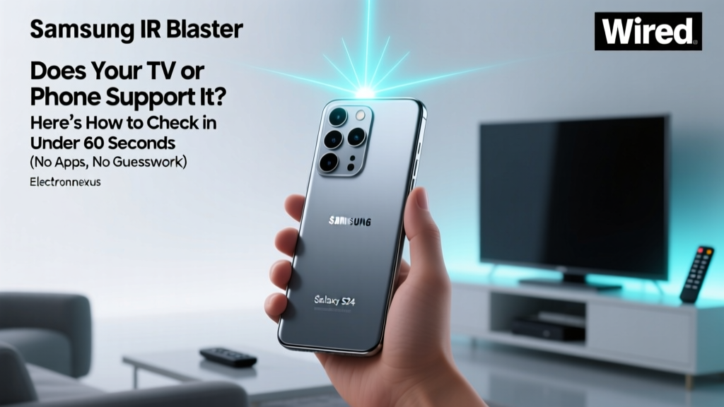 Samsung IR Blaster Does Your TV or Phone Support It? Here’s How to Check in Under 60 Seconds (No Apps, No Guesswork)