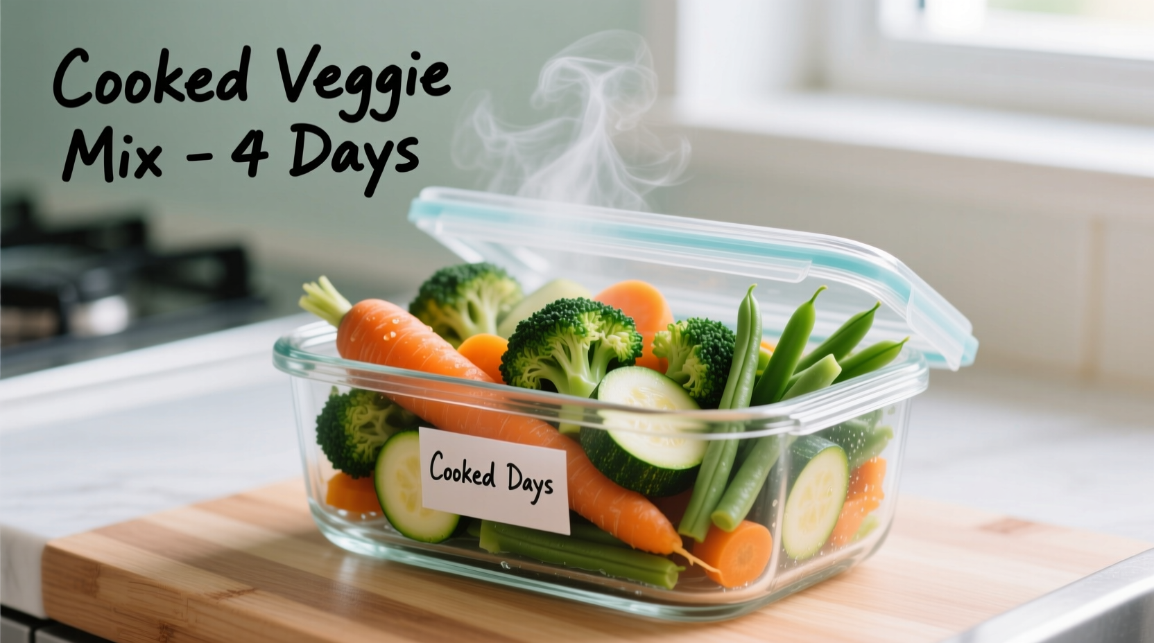 how long do cooked veggies last in the fridge