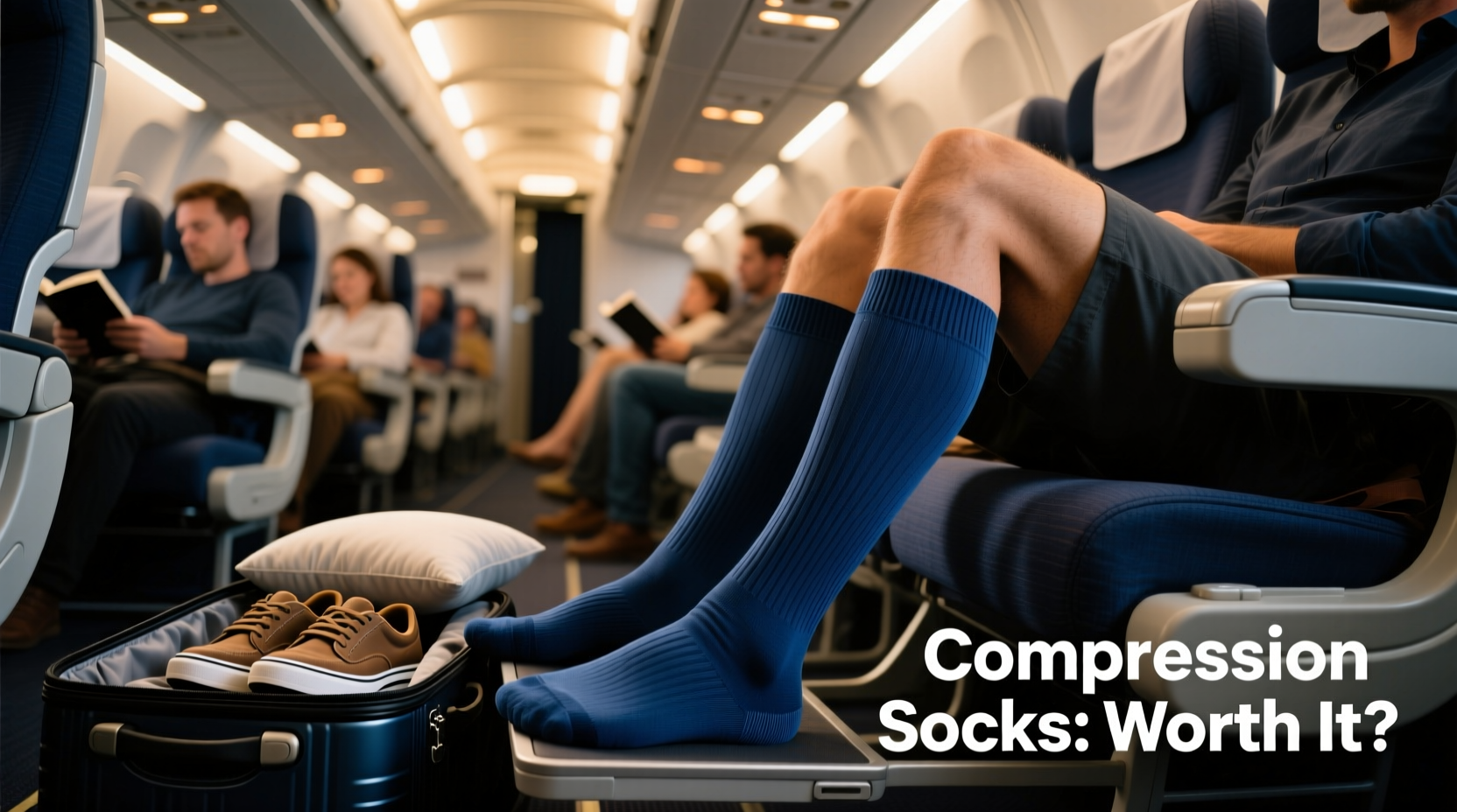 are compression socks worth wearing on long flights for non medical travelers