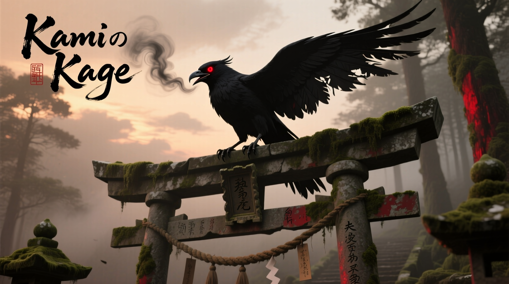 what is a bad omen bird in shinto mythology