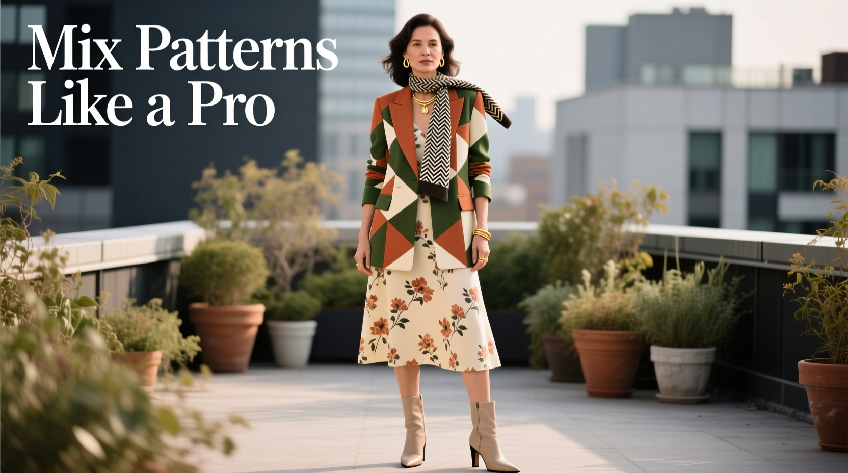 how to mix patterns like a pro without clashing prints in your outfit