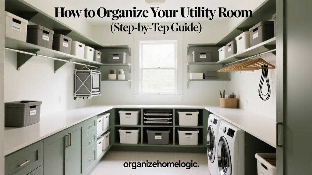How to Organize Your Utility Room (Step-by-Step Guide)