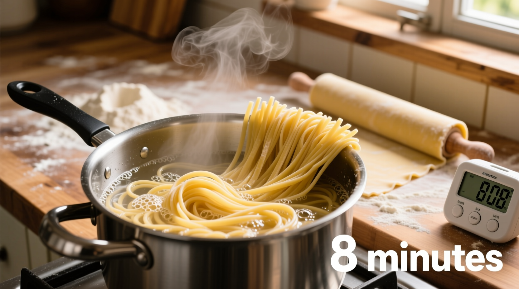 How Long to Cook Homemade Pasta: 2-4 Minutes Explained