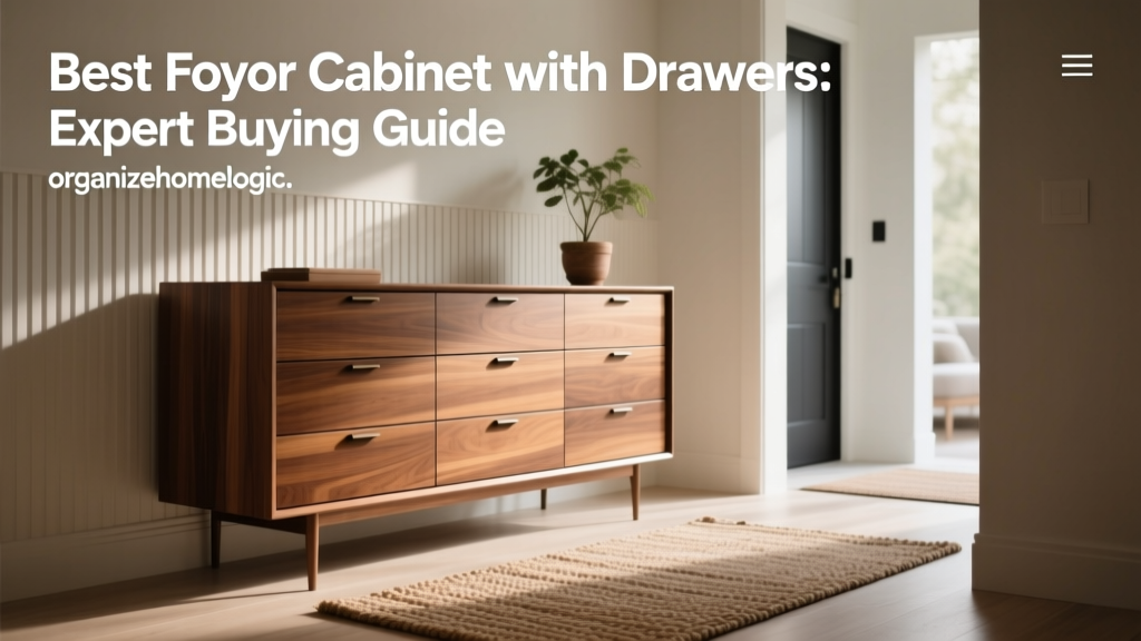 Best Foyer Cabinet with Drawers: Expert Buying Guide