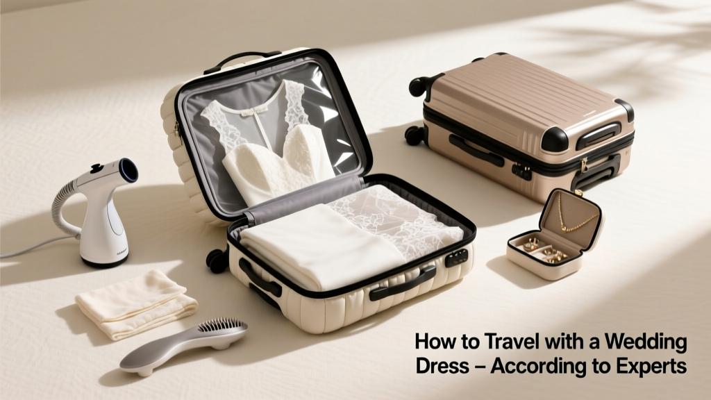 How To Travel With A Wedding Dress According To The Experts