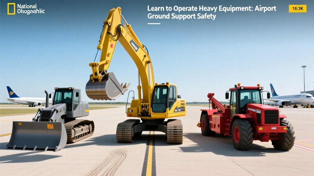 Learn to Operate Heavy Equipment: Airport Ground Support Safety