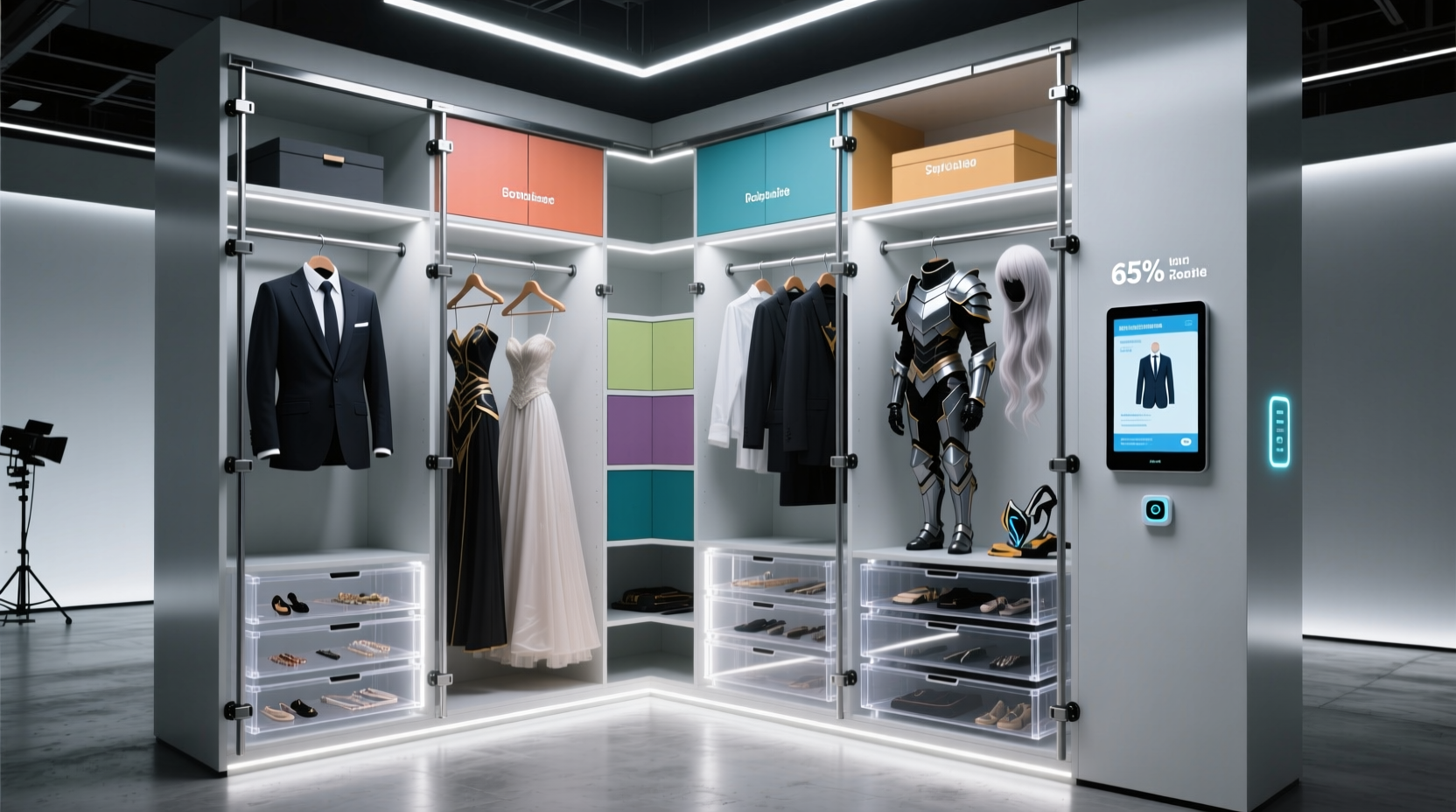 closet organization tips for formal cosplay wear