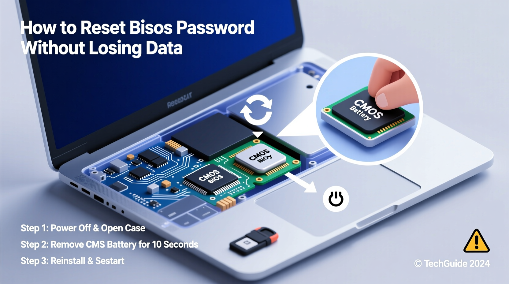 how to reset a forgotten bios password without losing data