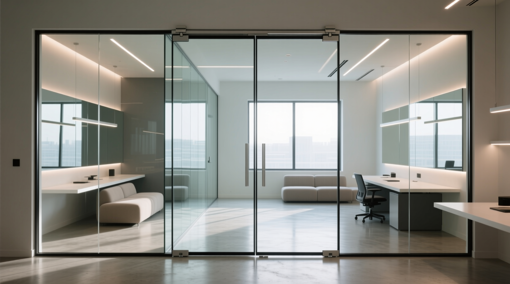 mirrored sliding closet door studio space hack