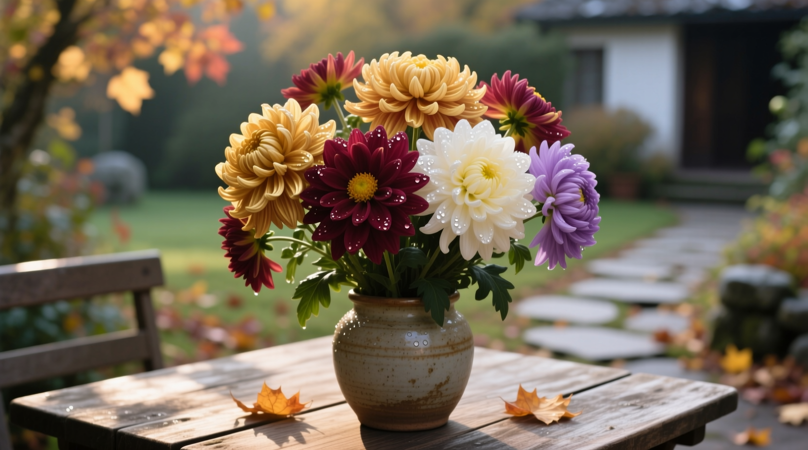 flower mums plant