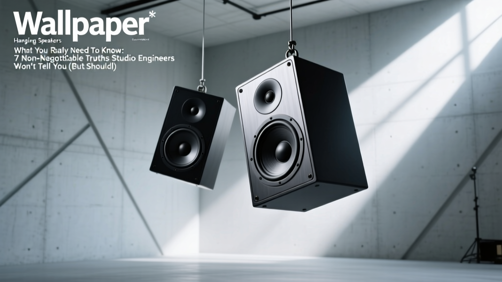 Hanging Speakers What You Really Need To Know: 7 Non-Negotiable Truths Studio Engineers Won’t Tell You (But Should)