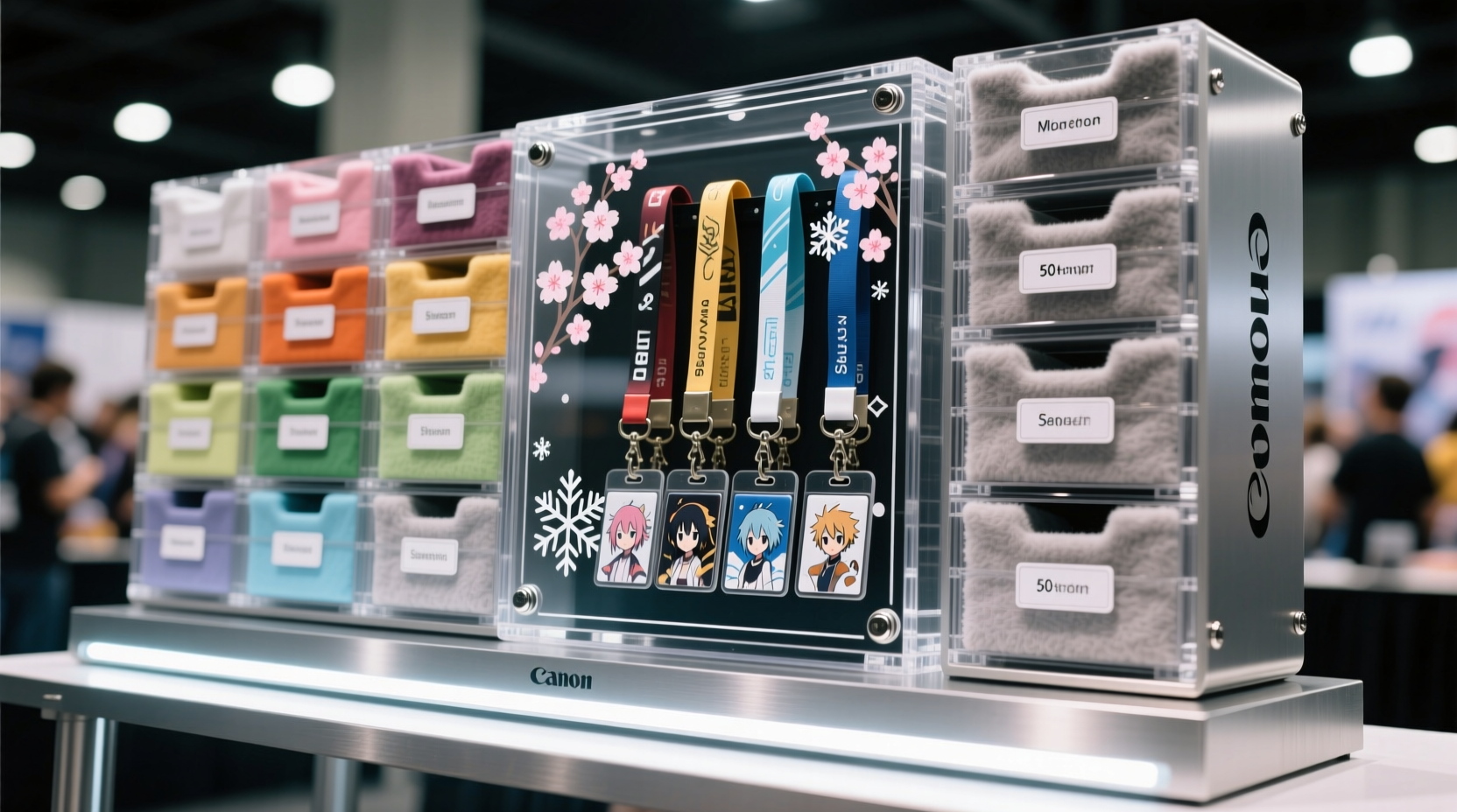 closet organization tips for anime convention badges