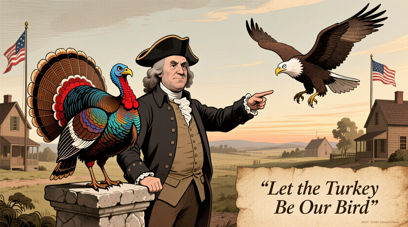 who wanted the turkey to be the national bird