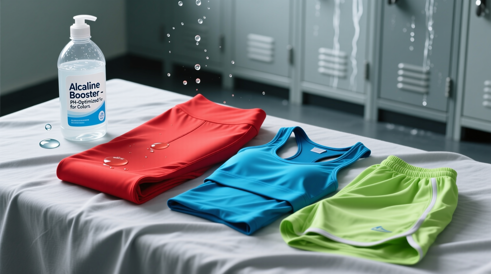 is alkaline laundry booster safe for colored athletic wear