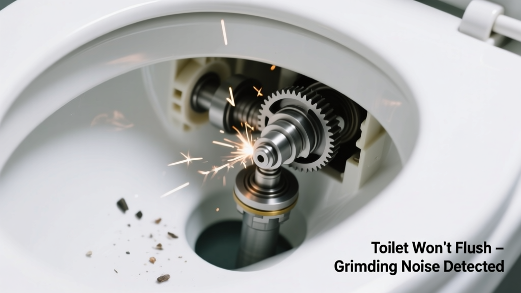 Toilet Won’t Flush & Makes Grinding Noise: Quick Diagnosis