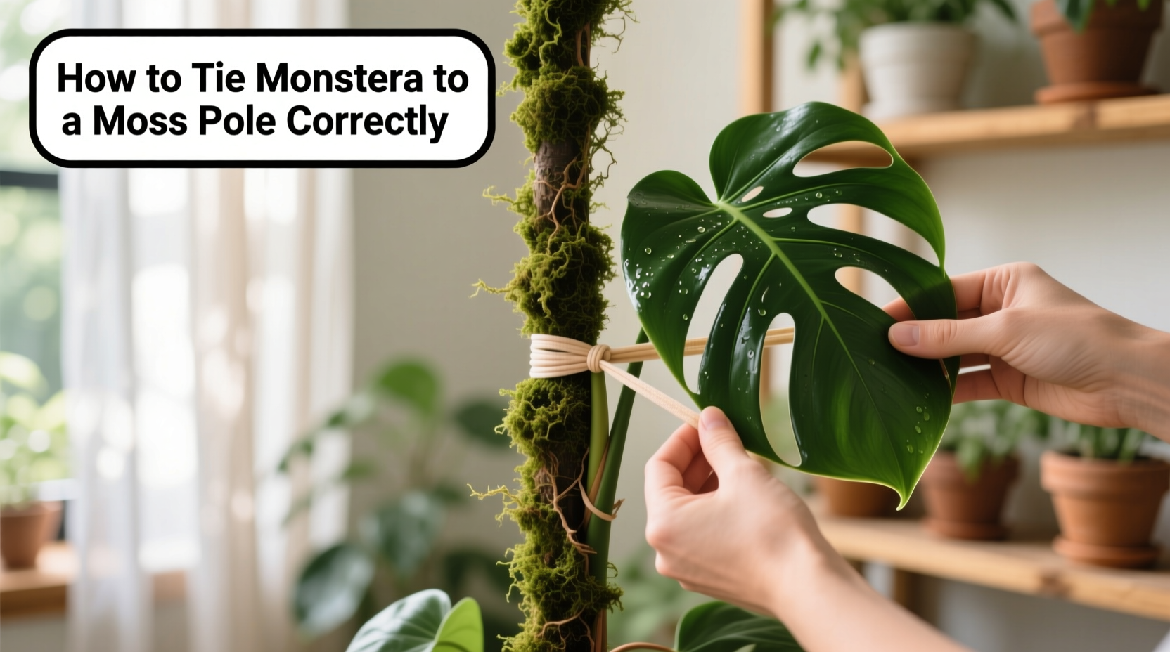 Monstera Moss Pole Guide | TheHomeSprouts