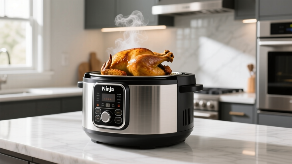 Ninja Foodi Whole Chicken Video & DIY Guide