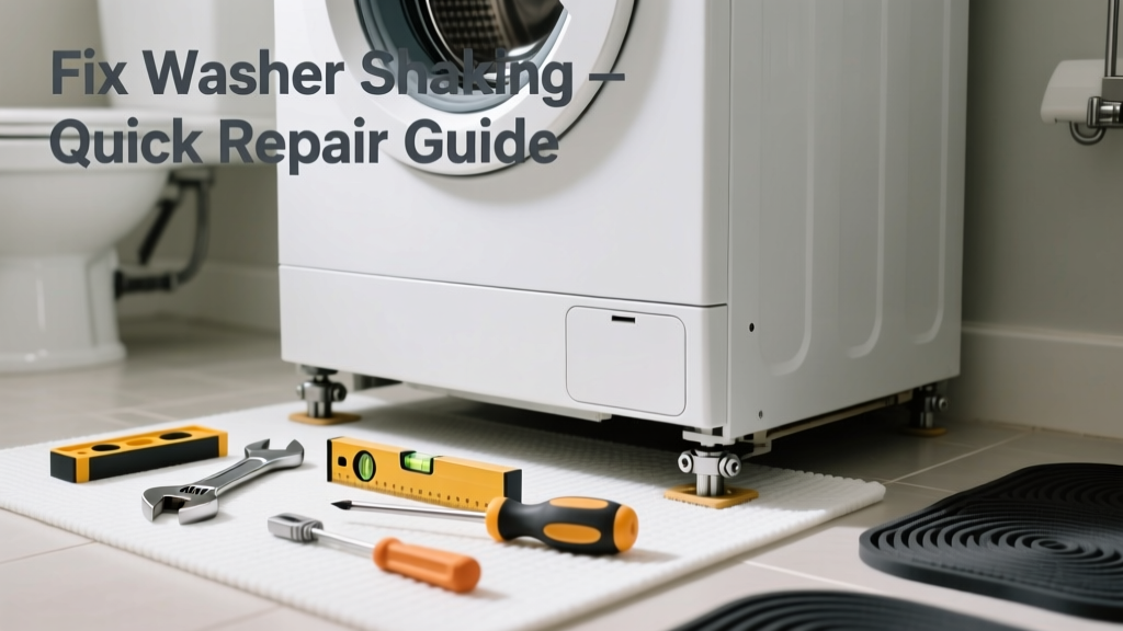 Fix Washer Shaking in Bathroom: Quick Repair Guide