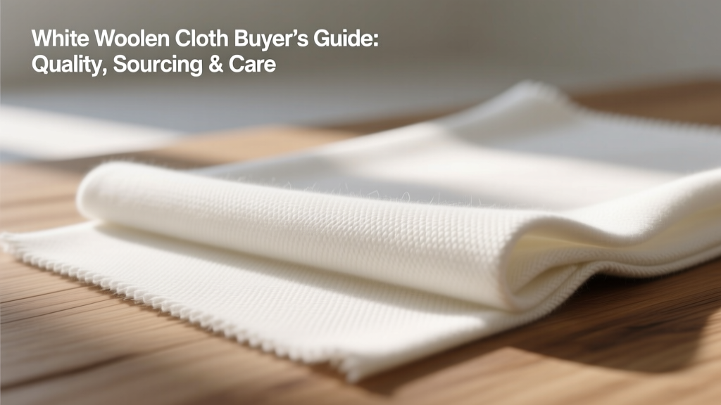 White Woolen Cloth Buyer’s Guide: Quality, Sourcing & Care
