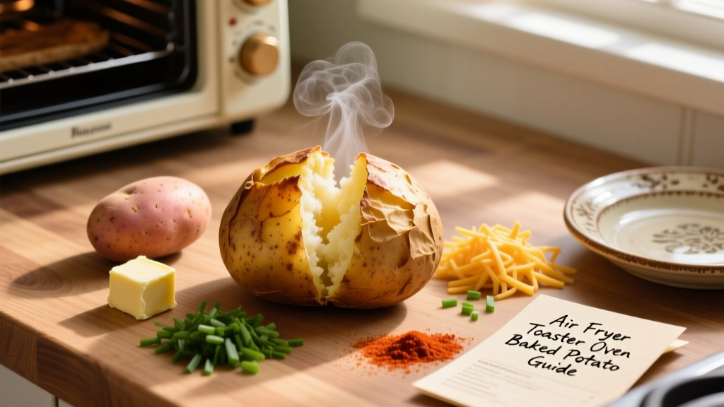 Perfect Baked Potatoes in Air Fryer Toaster Oven