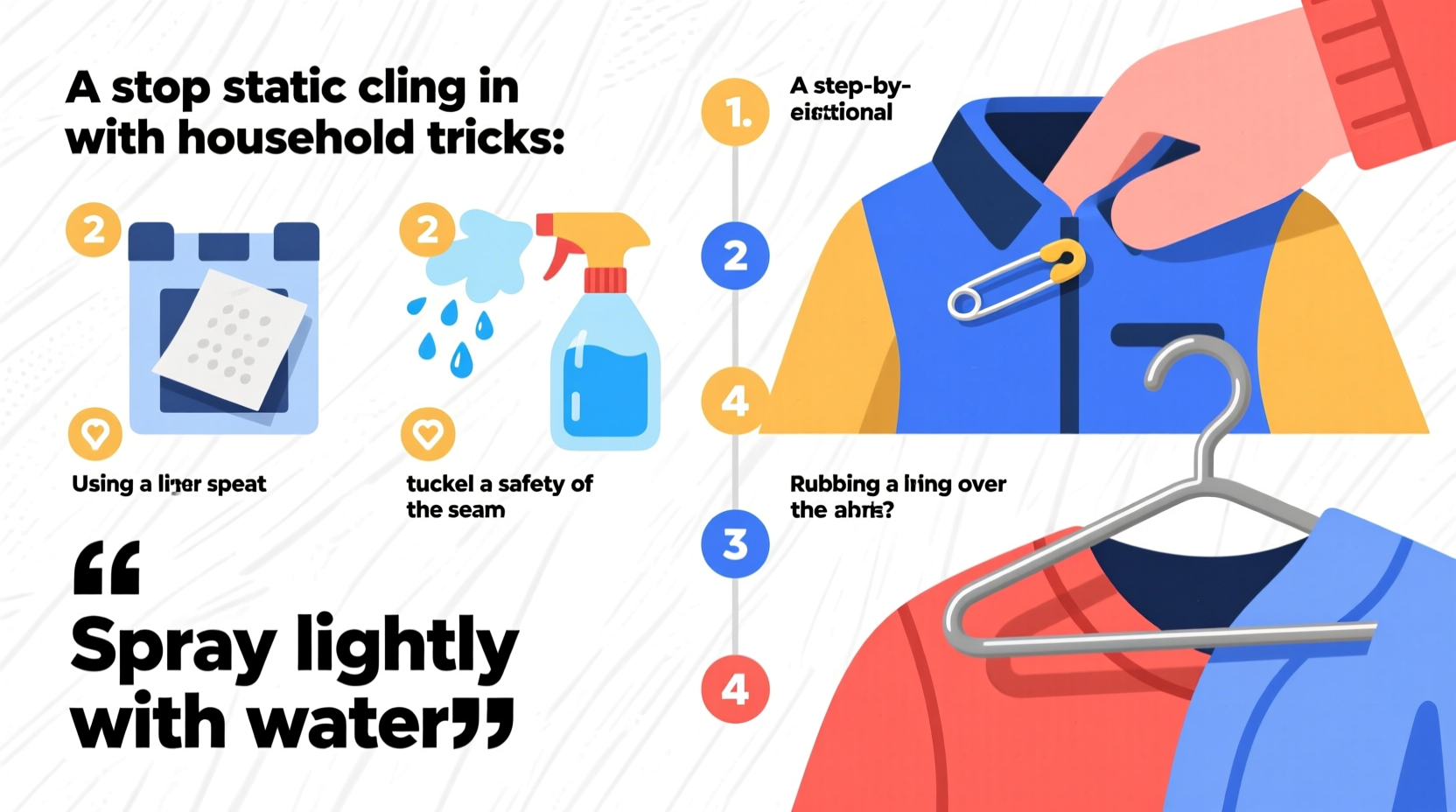 how to stop static cling in winter clothes with household tricks