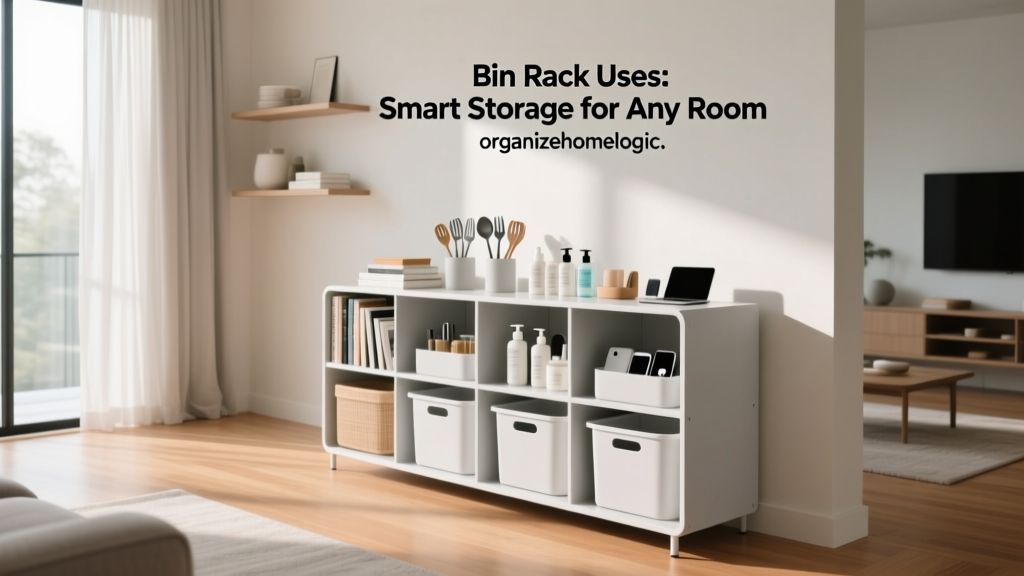 Bin Rack Uses: Smart Storage for Any Room