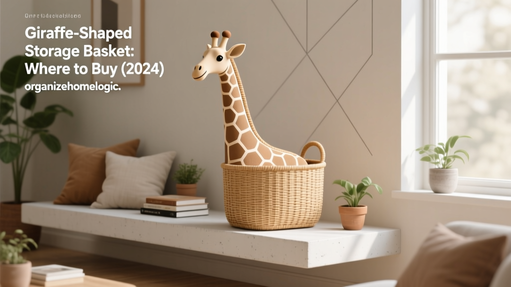 Giraffe-Shaped Storage Basket: Where to Buy (2024)