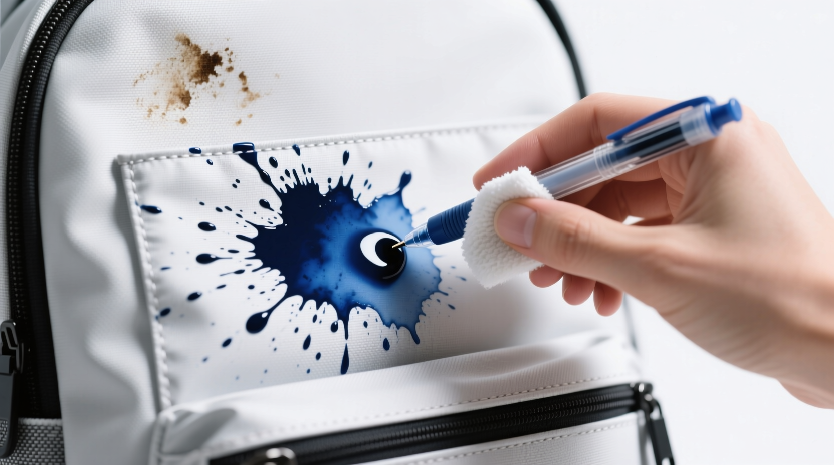 gel pen ink removal without bleach
