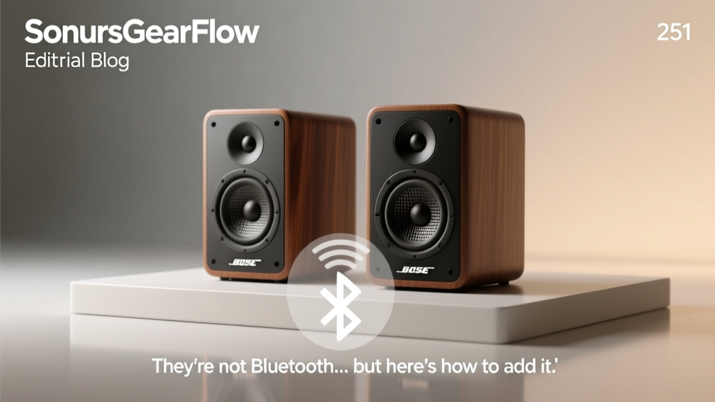 Bose 251 Speakers Bluetooth? (No—But Here’s How)