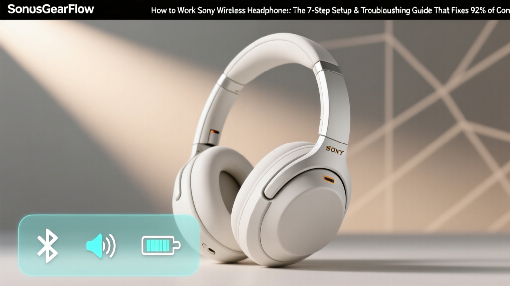 Sony Wireless Headphones Setup & Troubleshooting