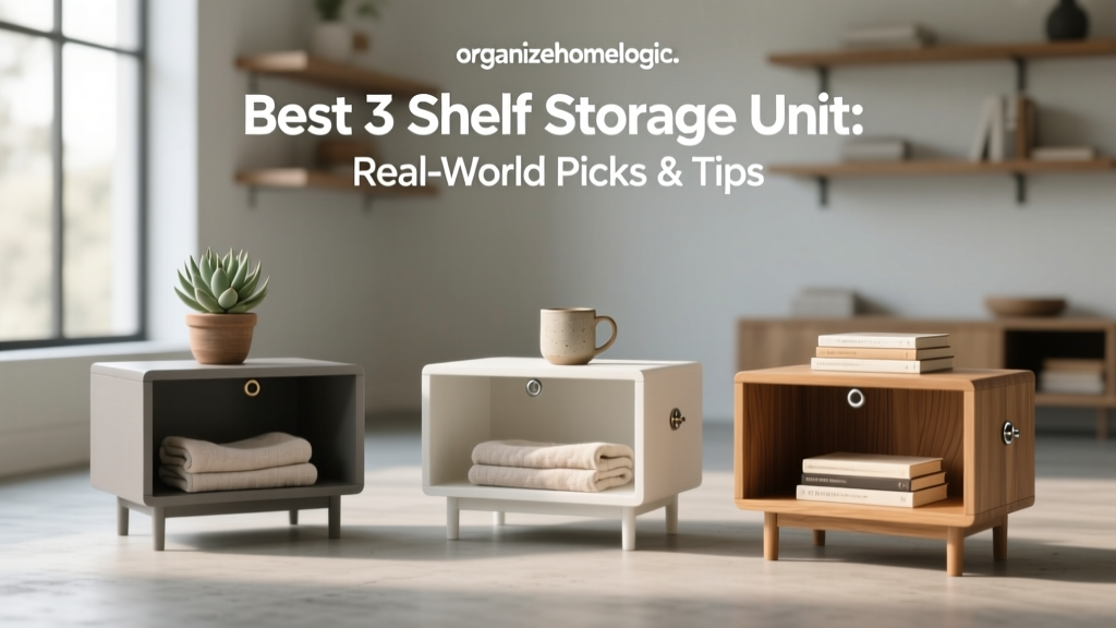 Best 3 Shelf Storage Unit: Real-World Picks & Tips