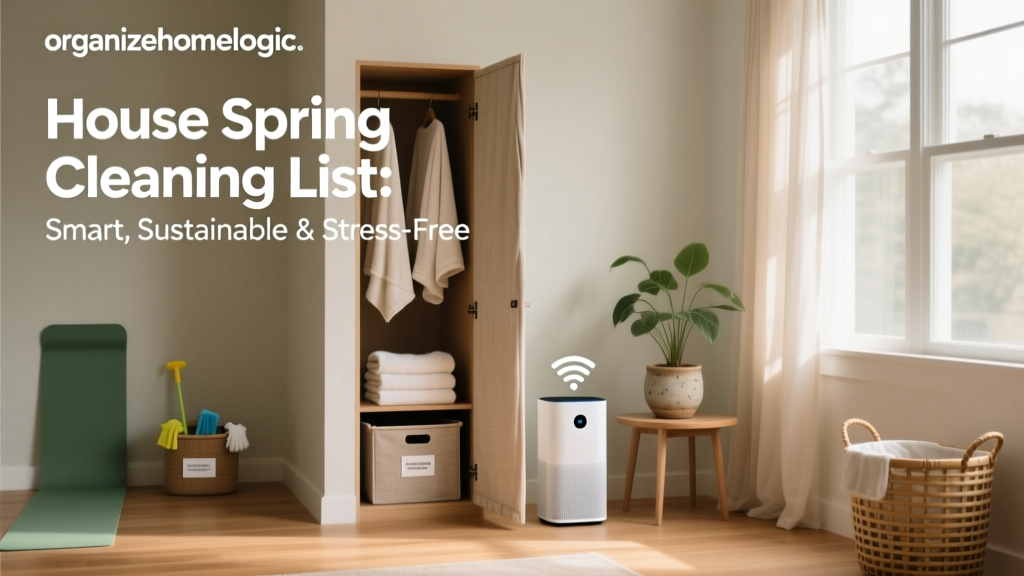 House Spring Cleaning List: Smart, Sustainable & Stress-Free