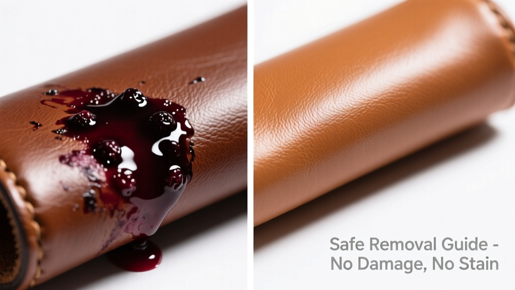 How to Remove Berry Juice from Leather Safely