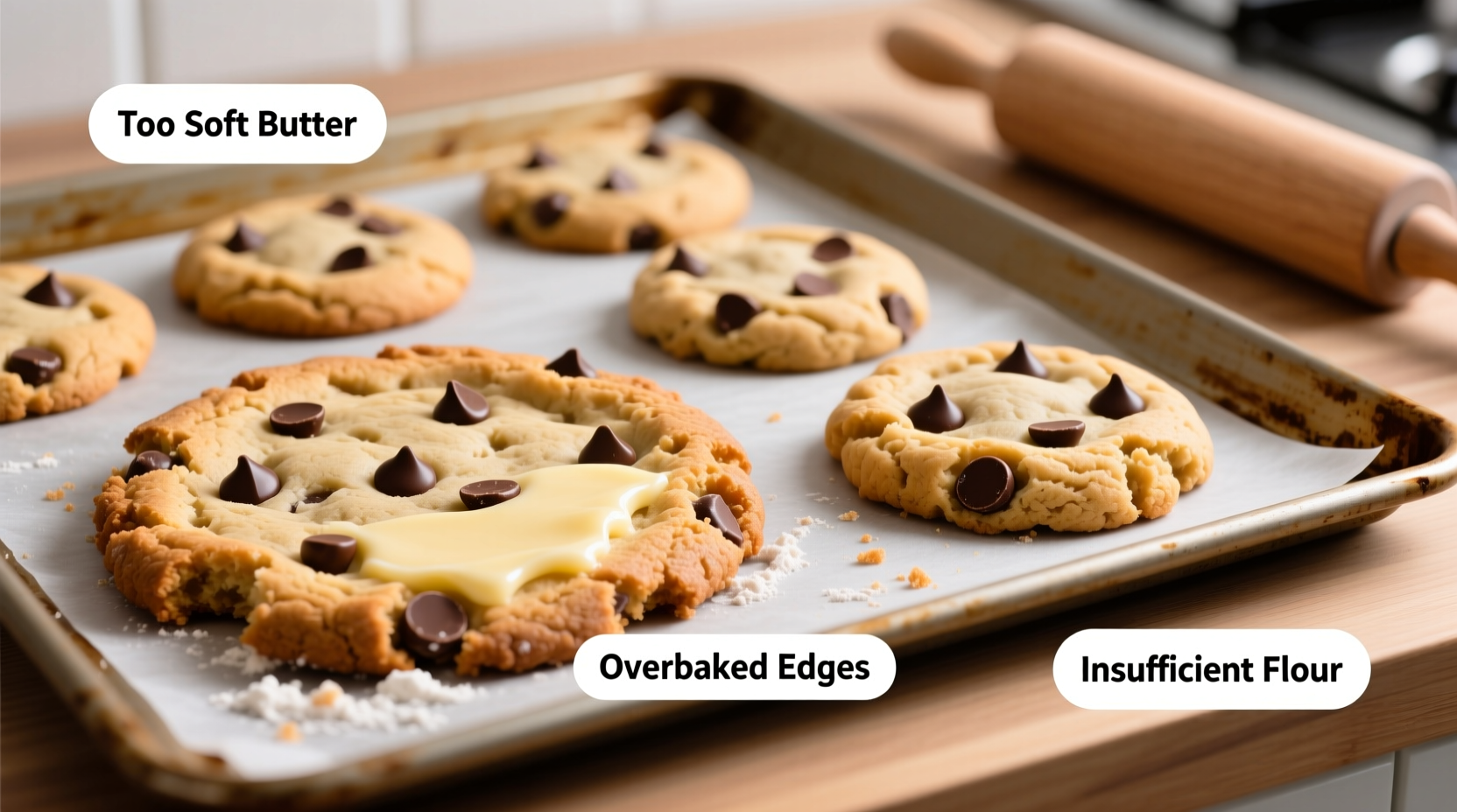 why do my cookies spread too much in the oven texture troubleshooting