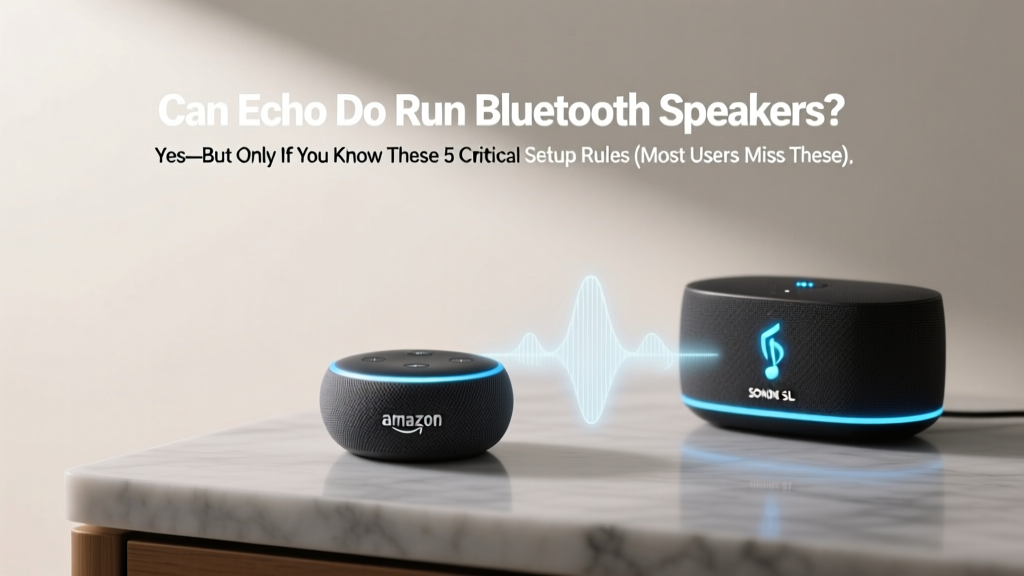 Echo Bluetooth Speakers: Setup, Limits & Fixes (2026)