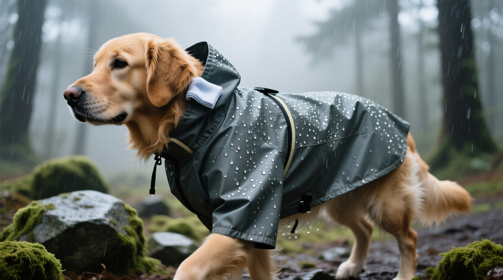 how to clean a waterproof dog raincoat safely
