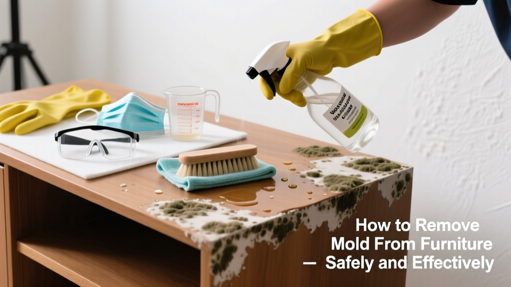 How to Remove Mold From Furniture Safely and Effectively