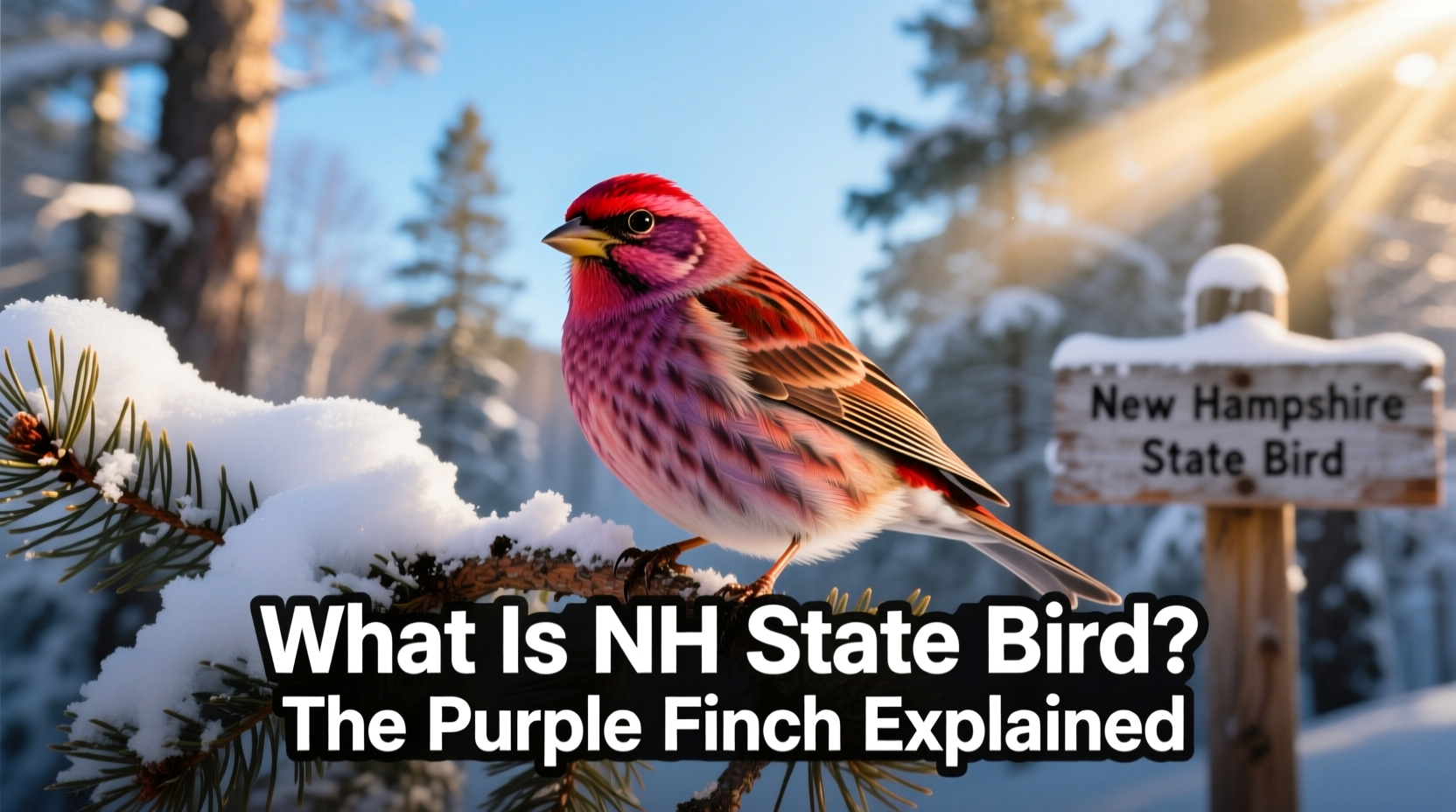 What Is NH State Bird? The Purple Finch Explained