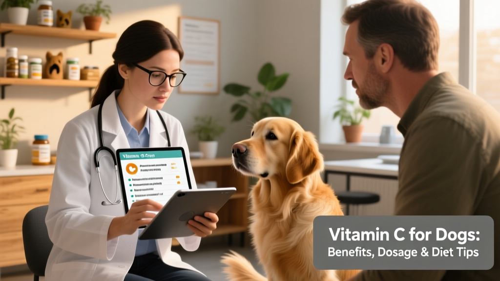 A veterinarian reviewing a pet health chart, emphasizing professional guidance