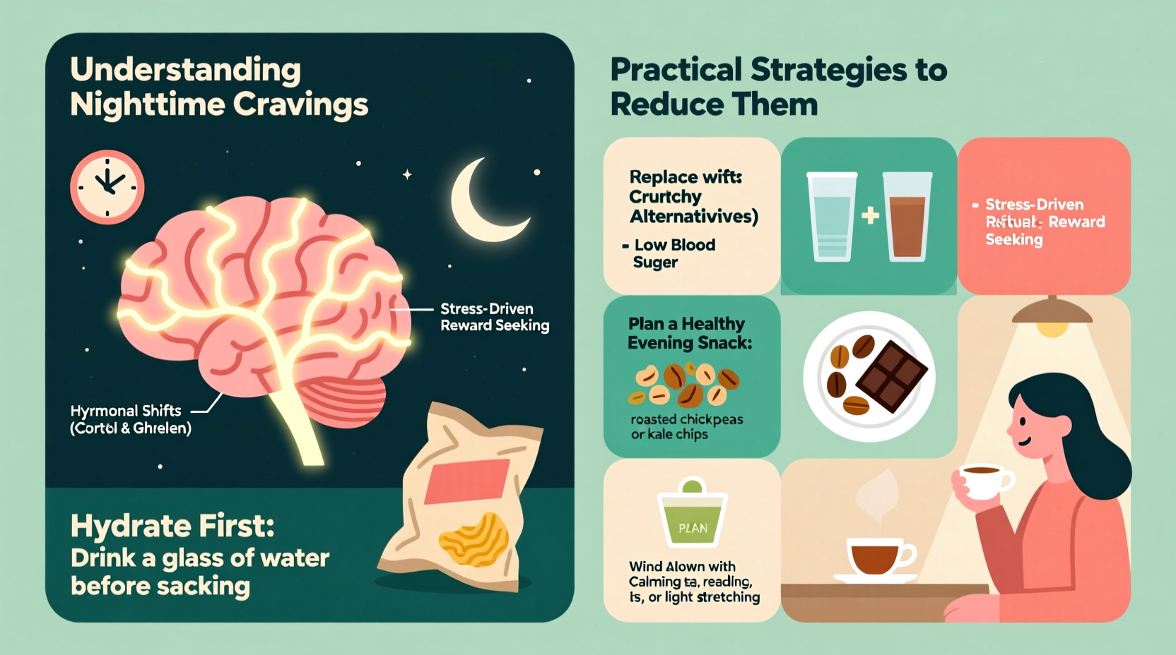 why do i crave salty snacks at night and how to curb late day cravings