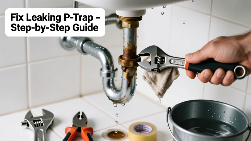 Fix a Leaking, Noisy P-Trap Under Your Sink