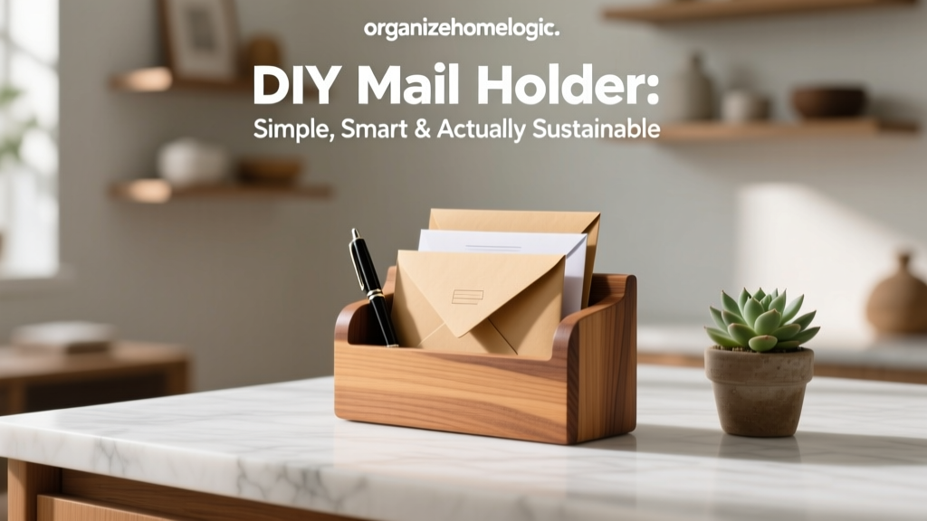 DIY Mail Holder: Simple, Smart & Actually Sustainable