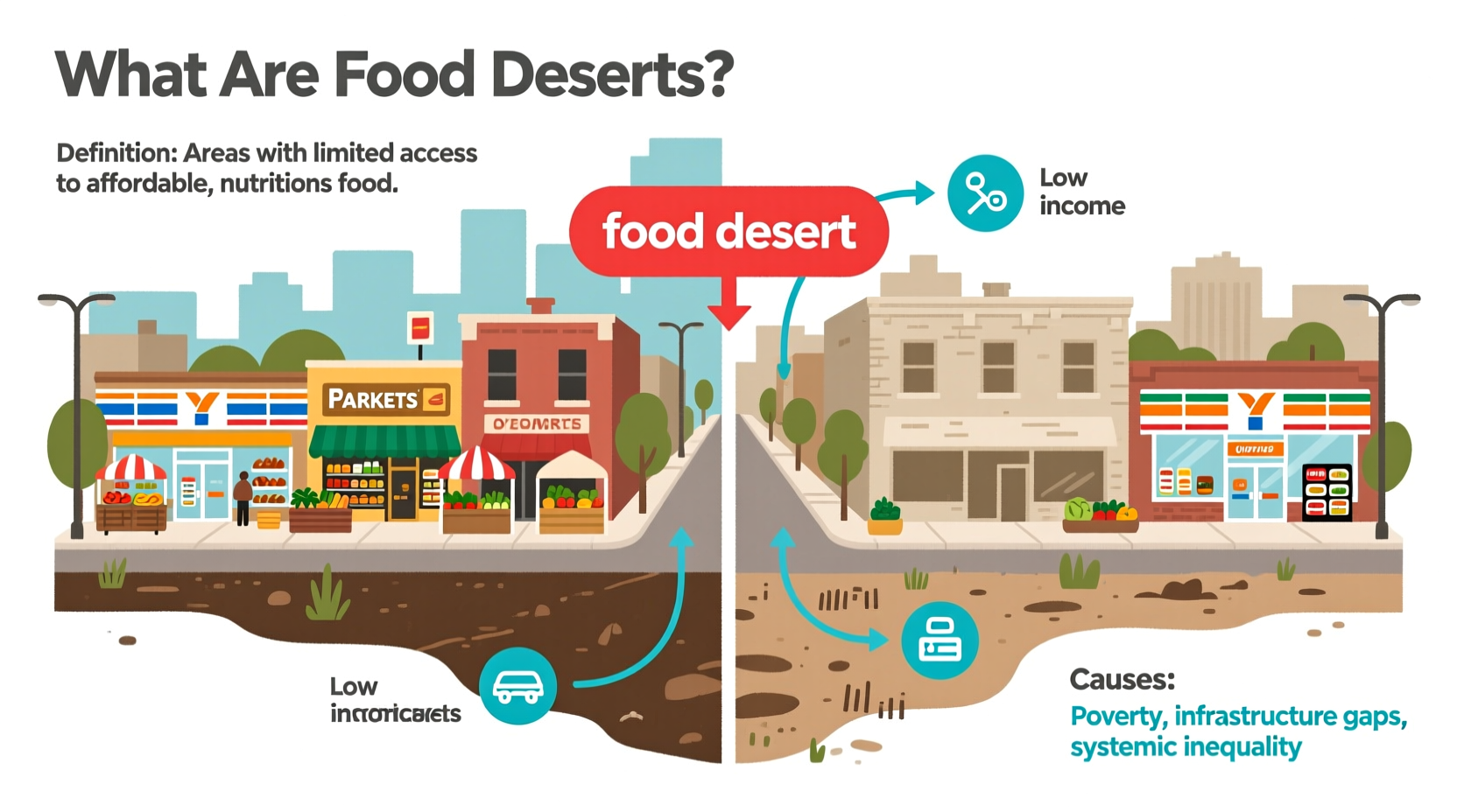What Are Food Deserts: Definition, Impact, and Solutions