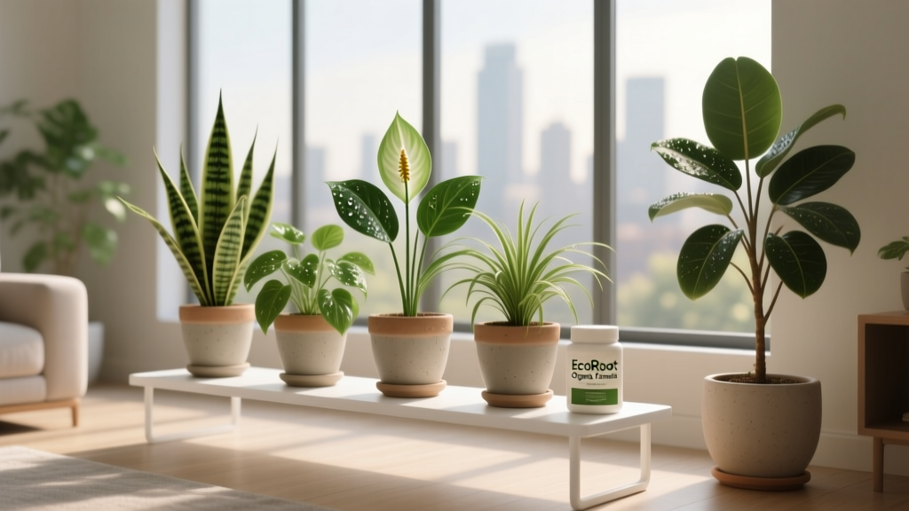 Best Air-Purifying Plants & Safe Fertilizer Guide