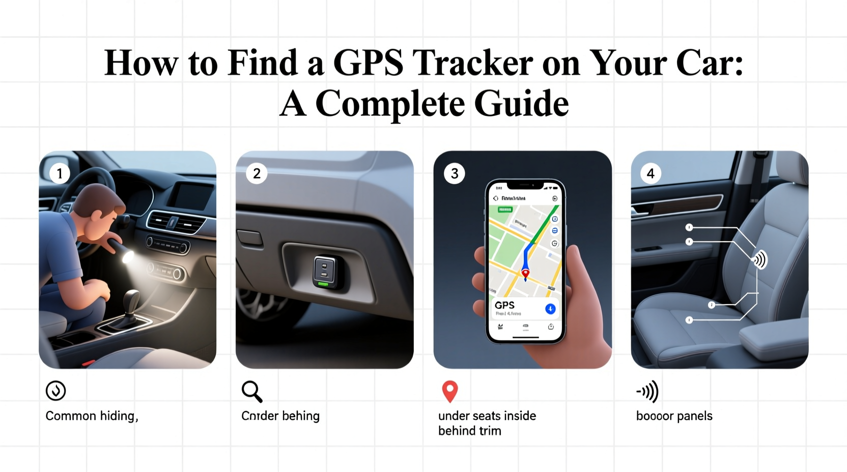 how can i find a tracker on my car