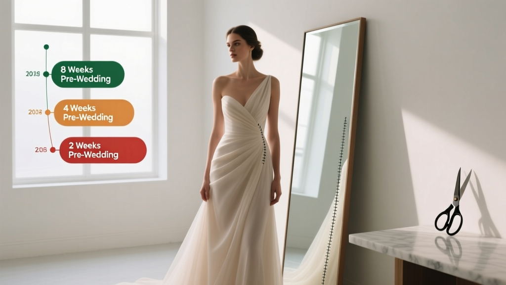 Wedding Dress Alterations Timeline: How Long You Really Need