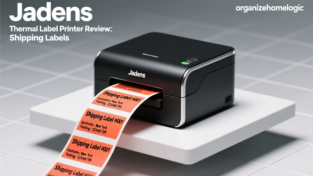 Jadens Thermal Label Printer Review: Shipping Labels