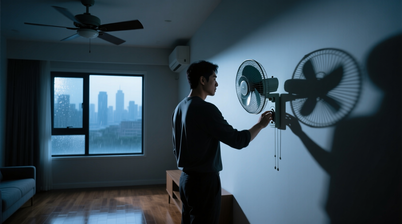 why does my boyfriend always turn the fan on and what it means